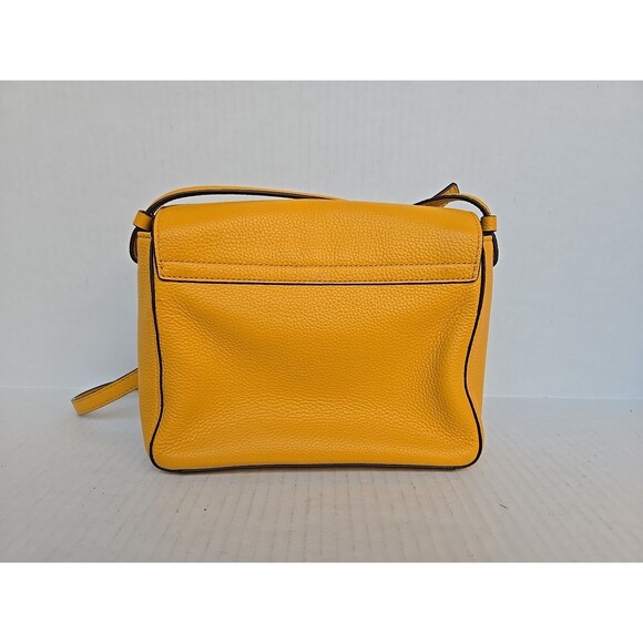 Kate Spade Nilla Hughes Street Crossbody Saffron Pebbled Leather Whipstitch - Picture 2 of 16